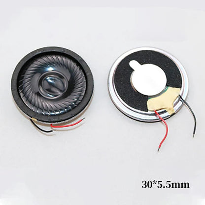 2PCS 13mm 15mm 16mm 18mm 18 20 23 26 28 30 MM Mini Speaker Round Runway Loudspeaker 8Ohm 0.5W For MP4 Toys Cellphone Small Audio