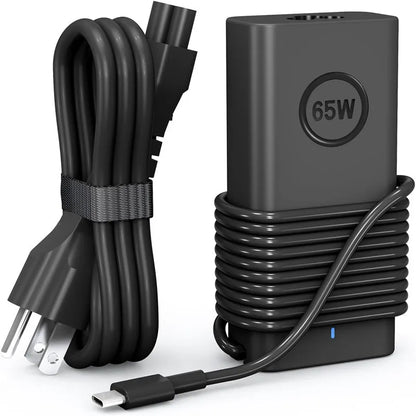 65W Type/USB C Laptop Power Adapter for Dell Latitude 5530 5420 7420 7440 7340,Inspiron14 16,XPS13 7390 Chromebook 3100 Charger