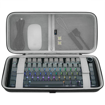 Geekria 75% 84-Key Gaming Keyboard Case, Compatible with Keychron K2 / K2 HE, Logitech POP Keys / MX Mechanical Mini