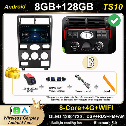 Android 16 GPS Navigation  For Ford Mondeo 2004 -2007 Auto Multimidia Video Player Carplay Head Unit Radio Stereo Car Dvd WIFI
