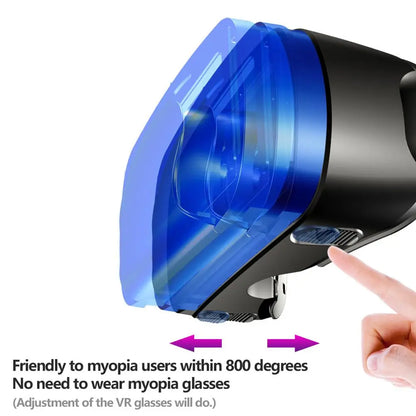 VRG Pro Viar VR Glasses 3D Virtual Reality Headset Helmet Goggles Device Lenses For Smartphone Phone Smart Hedset Gogle Children