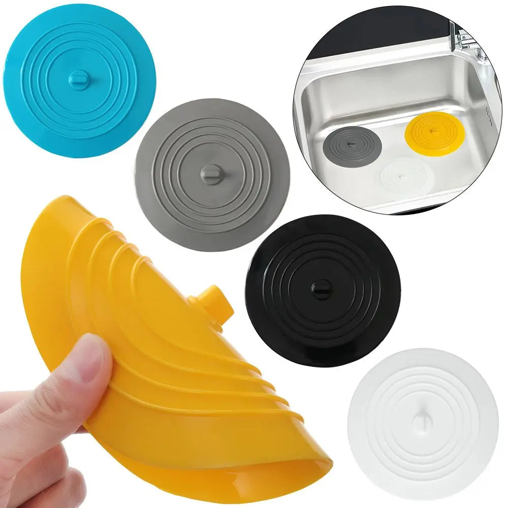 15cm Durable Useful Washroom Kitchen Leakage-proof Round Drain Cover Water Sink Plug Sewer Bathtub Stopper