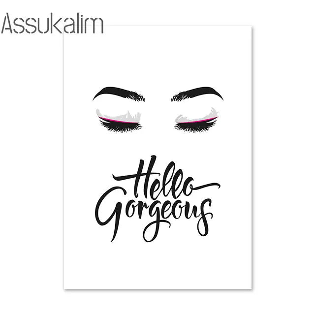 Fashion Wall Paintings Flowers Print Pictures Perfume Canvas Poster Lips Love Art Prints Nordic Wall Posters Living Room Decor