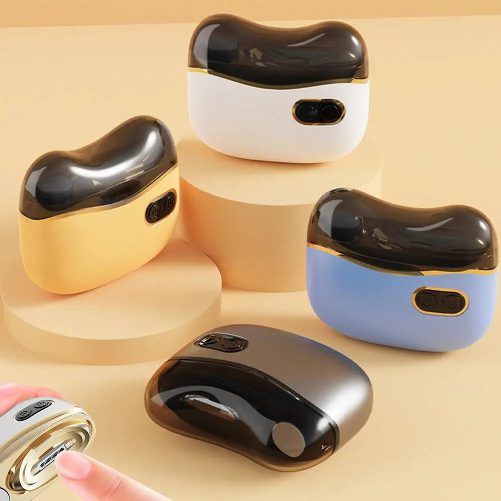Electric Nail Clipper Polisher, Electric Nail Polishers With Light , File Organizers, for Adult Baby Fingernail Toe Scissors