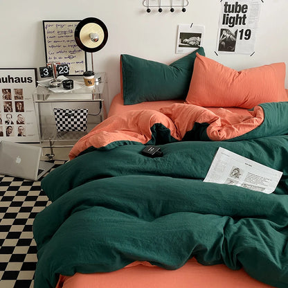 Bedding Comforter sets Duvet Cover bedsheets set with pillowcase Bedding Linens Set for Queen/King Bed edredones de cama