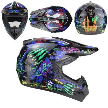 Motorcycle helmet children off-road helmet bike downhill AM DH cross helmet capacete motocross casco para motociclista