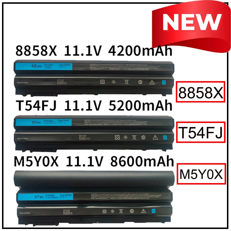 E6420 T54FJ 8858X M5Y0X Laptop Battery for DELL Latitude E5420 E5430 E5520 E5530 E6430 E6520 E6530 E6540 Inspiron14R 17R N7720