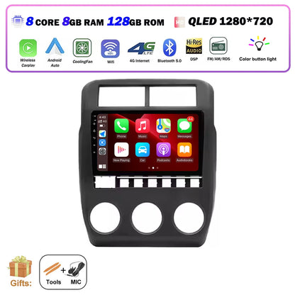 Car Radio Multimedia Video Player GPS Navigation QLED Touch Screen For Lada Niva 2021 - 2023 Android 16 Auto Wireless Carplay