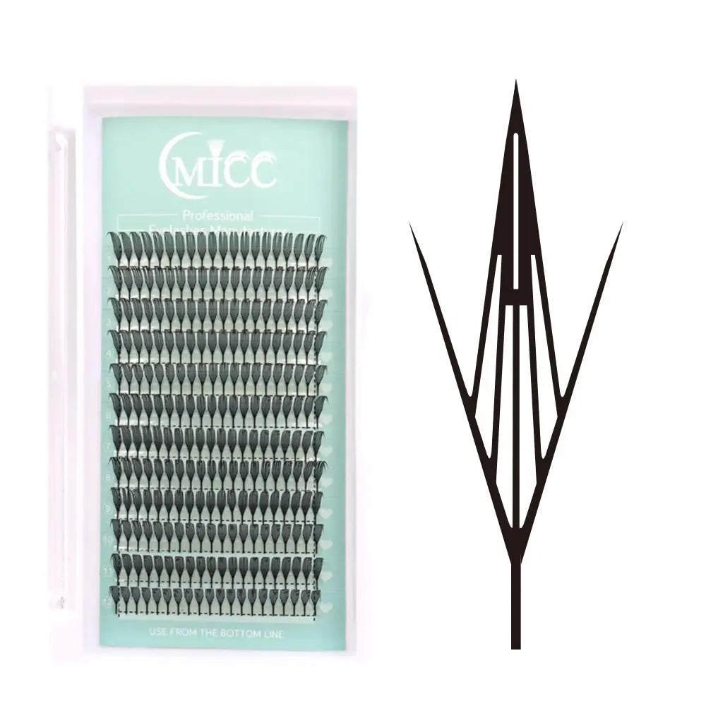Comic Spire Eyelash Extension Lightweight Feather Premade Fans Eyelashes Extension Tower Top Soft Natural Makeup Lashes
