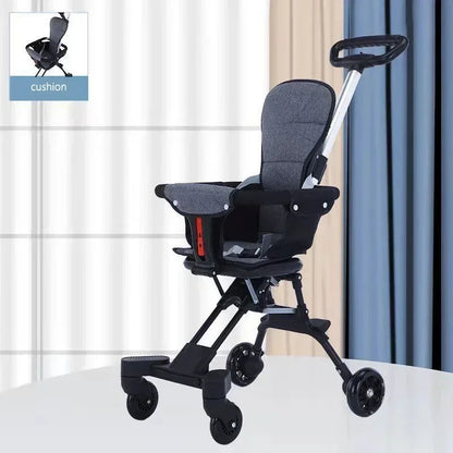 Children Walking Baby Stroller Infant Travel Carriage Cart Four Wheels Stroller Kid Foldable Trolley Baby Lightweight Stroller