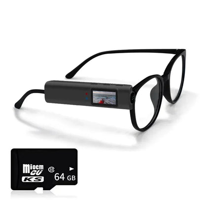 Lenovo 4K Glasses Camera WiFi Smart Video Recording HD Headset Wearable Cam for Travel Vlogging Hands Free Sunglasses Recorder