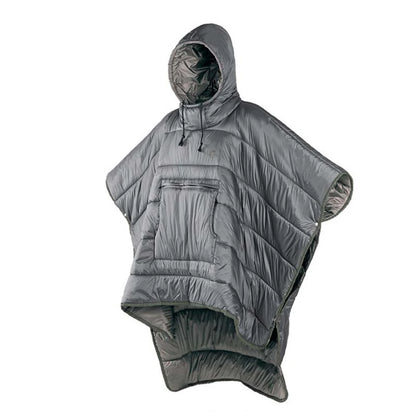 Lazy Cloak Sleeping Bag Outdoor Wearable Cloak Sleeping Bag Winter Plus Quilt Lazy Sleeping Bag For Winter Travel