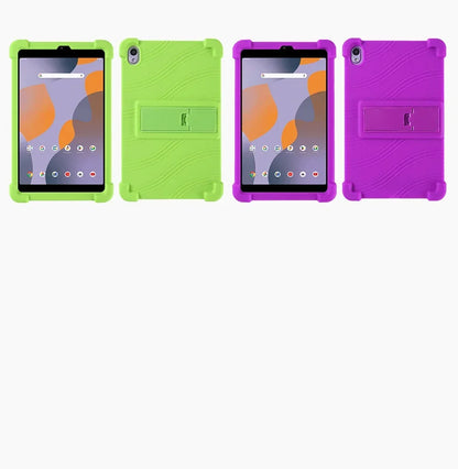 For Walmart ONN 8-inch 100135923 Tablet Case 2024 Shockproof Air Cushion Soft Silicone 8-inch Adjustable Stand Protective Case