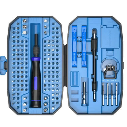 Jeu de tournevis de précision, kit d'outils pour ordinateur portable, kit de réparation professionnel 152/25 en 1 avec tournevis Torx T5 et T6.