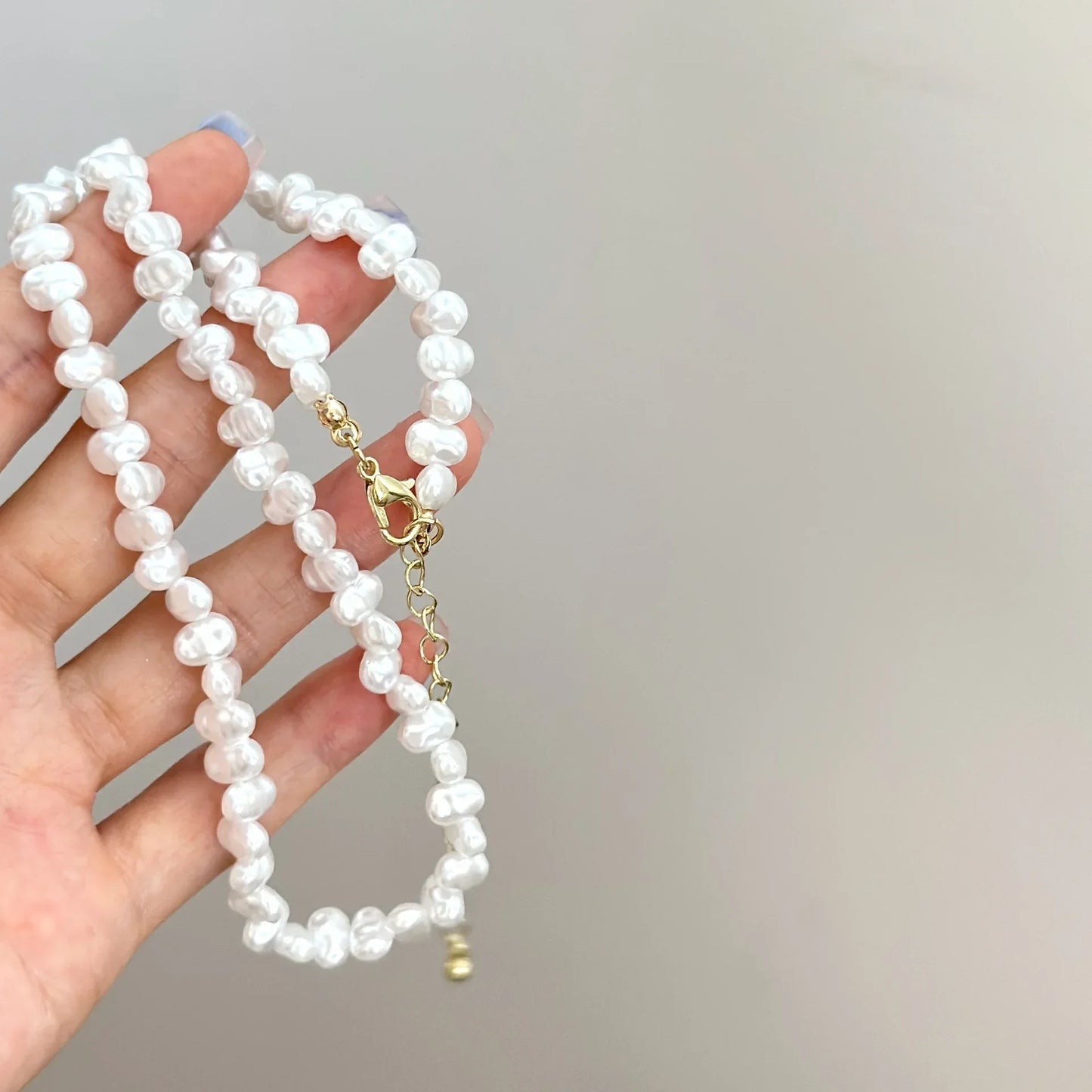 Pearl Necklace For Women Simple Fashion Collarbone Chain White Choker Necklaces Wedding Jewelry Pendant Choker Подвеска На Шею