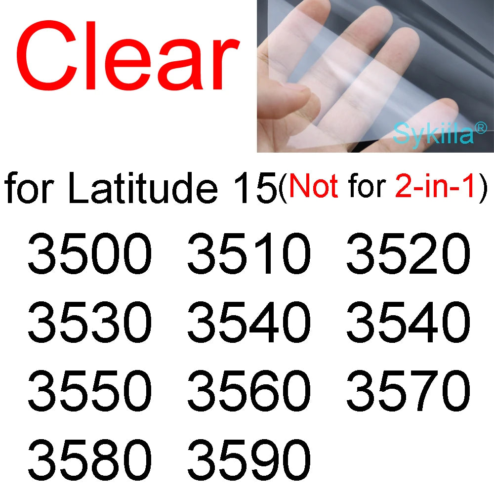 Screen Protector for Dell Latitude 15 3550 3540 3530 5550 5540 5531 5530 5521 5520 5510 15.6 Guard HD Clear Matte Frosted Skin