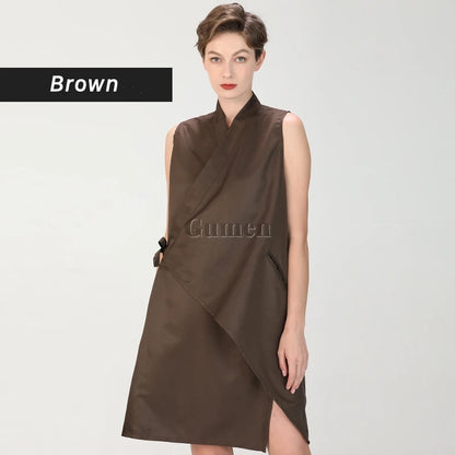 Short Sleeve Dog Grooming Clothing Summer Pet Groomer Work Clothes Waterproof Pet Shop Uniform Hair Salon Smock Hairdresser Robe