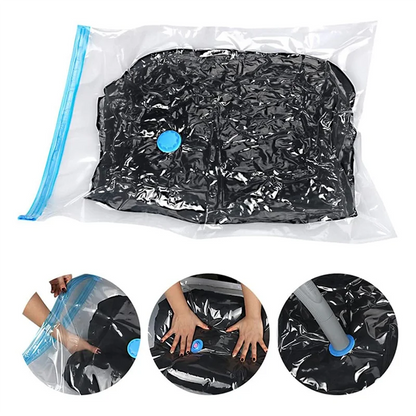 ABWP-Vacuum Bags For Clothes - Pack Of 10 40 X 30 Cm Reusable Storage Bags Vacuum Bags With Seal And Space Saving Travel Bags