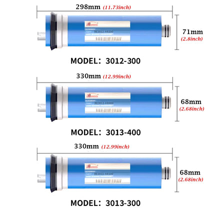 Home Kitchen Reverse Osmosis RO Membrane Replacement Water System Filter Purifier Water Drinking Treatment 50/75/100/125/150GPD