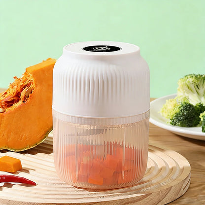320ml Electric Mini Garlic Chopper USB Chili Pepper Grinder Kitchen Tool for Crushing Garlic Ginger Vegetables Baby Food Gift
