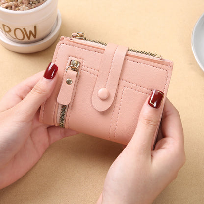 Ladies' wallet; short purse for women; high-end feeling cross-border multi-functional coin purse for women