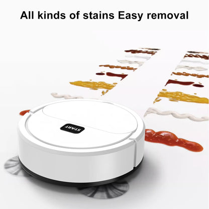 Robot aspirateur balai entièrement automatique, lave-sol, mini nettoyeur pour la maison, Lazybones, balai intelligent 3 en 1