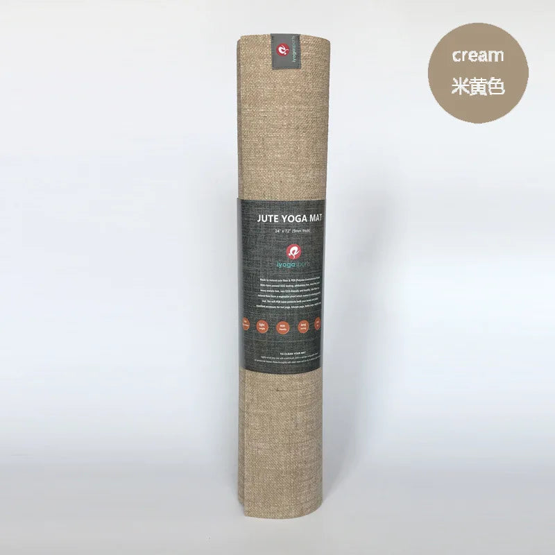 Natural jute yoga mat Eco-friendly natural jute yoga mat