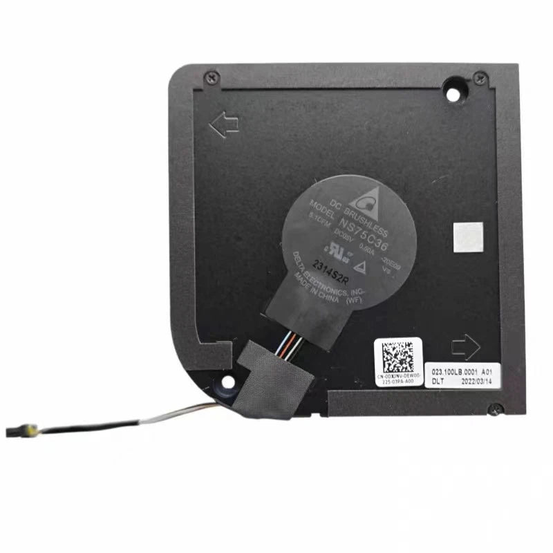 Original New For DELL Latitude 5520 Precision3560 0DXJNV Laptop CPU Cooling Fan