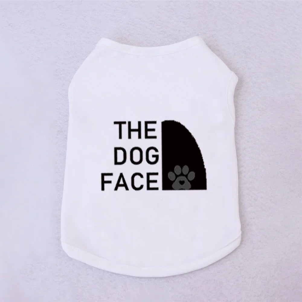 1 Pc Pet Vest, Text Print Summer Breathable Cat Clothing, Siamese, Ragdoll Silver Tabby vest