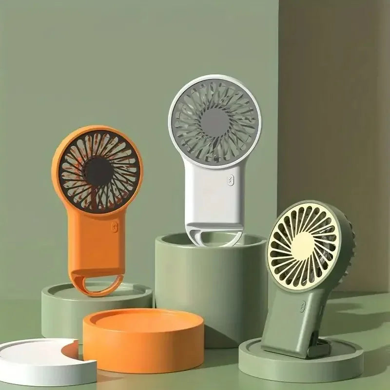 Portable Mini Fan USB Rechargeable Silent Fan Convenient To Carry Suitable for Home Office Travel Camping Handheld Pocket Fan