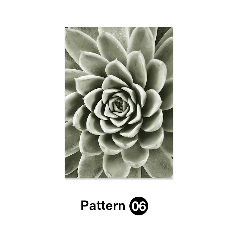 Nordic Home Decor Peace Nature Green Botanical Wall Posters and Prints Canvas Painting Art Pictures for Living Room Wall Decor