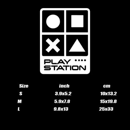 “PLAY STATION” STICKERs，for game player lover，funny&creative with high quality sticker for cars trucks motorcycles &laptops!