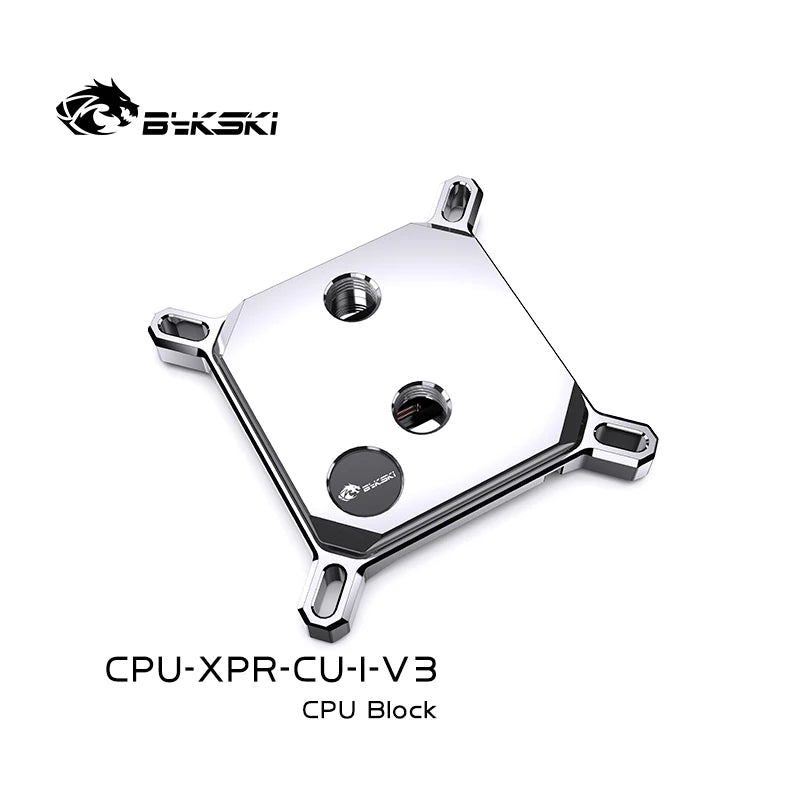 Bykski CPU Block Use for INTEL LGA115X 1200 1700 2011/AMD Ryzen 3/5/7 X470 X570 Water Cooler Radiator CPU-XPR-CU-I/M-V3