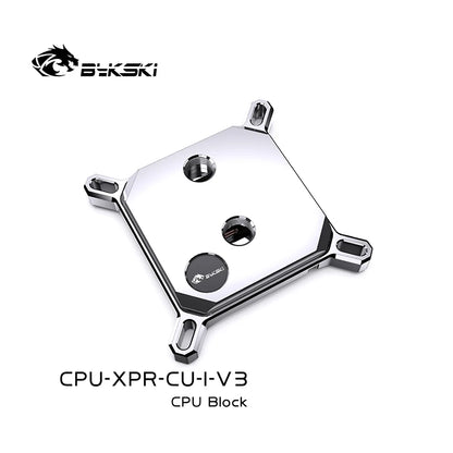 Bykski CPU Block Use for INTEL LGA115X 1200 1700 2011/AMD Ryzen 3/5/7 X470 X570 Water Cooler Radiator CPU-XPR-CU-I/M-V3