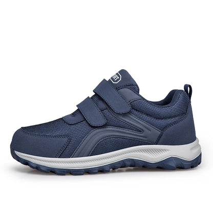 Diabetic Shoes for Men Comfort Walking Shoes for Elderly Swollen Feet Orthopedic Adjustable Double Strap Hook and Loop Sneakers