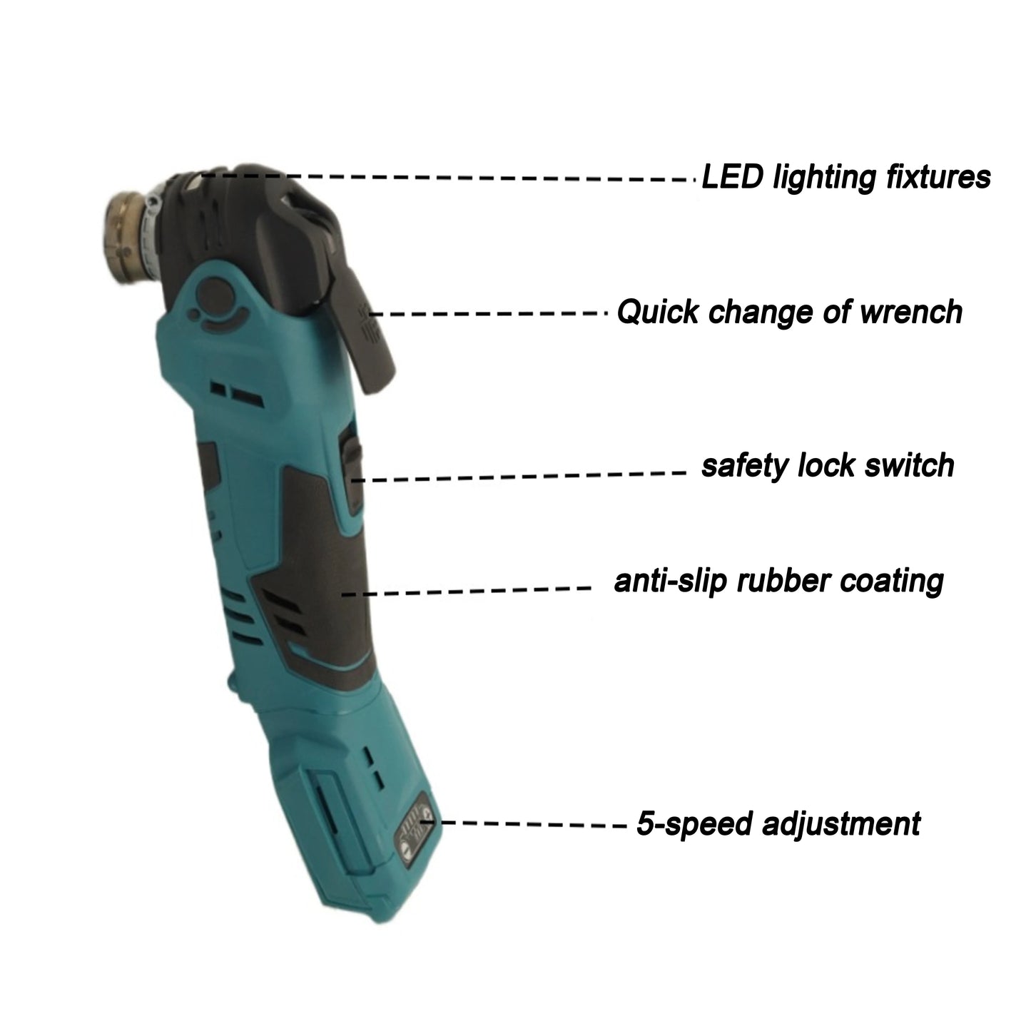 AMP01 Multifunctional Power Tools Wood Cutting Rechargeable Cordless Oscillating Tools 21V Cordless Multi Function Tools