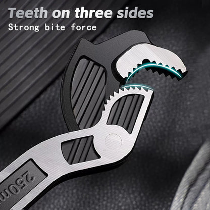 Multifunctional self-locking wrench adjustable wrench quick wrench adjustable pipe wrench plumber multifunctional hand tool