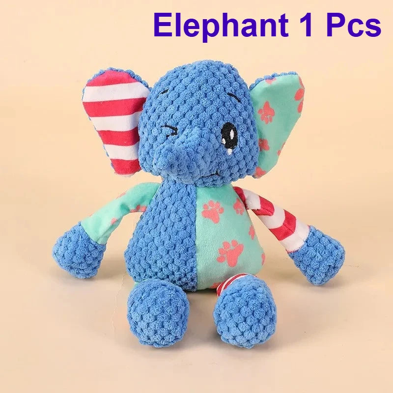 1/2 Pcs Pet Toys Dog Toys Plush Sound Toys Plush Biting and Grinding Resistant Cat Toys Pet Supplies Dog Toys