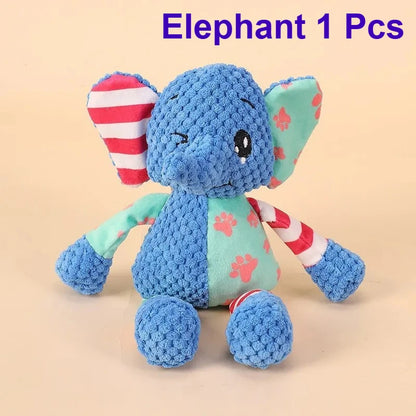 1/2 Pcs Pet Toys Dog Toys Plush Sound Toys Plush Biting and Grinding Resistant Cat Toys Pet Supplies Dog Toys