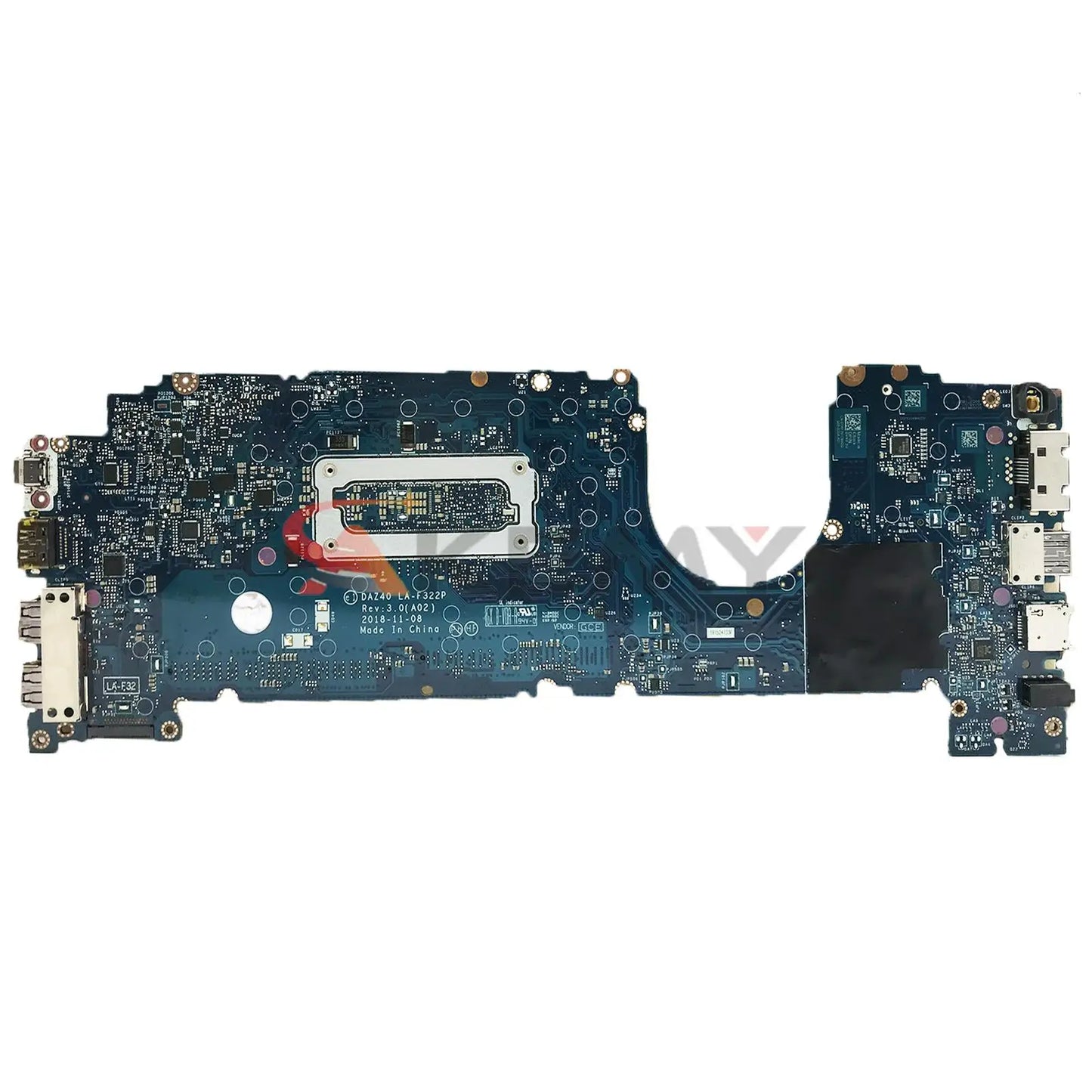 AKEMY For DELL Latitude 7490 E7490 Laptop Motherboard LA-F322P With i3 i5 i7 7/8th Gen CPU CN-0YM3X5 01Y9NR 01RP9W 0PXMYG 02XPCX