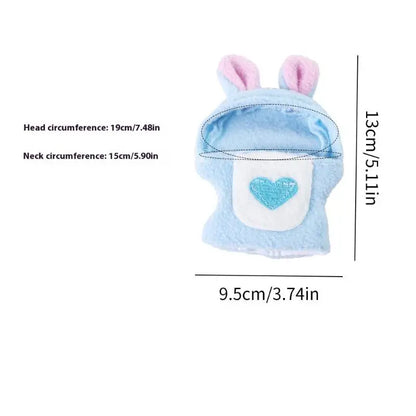 Pet Bird Clothes Parrot Clothing Autumn And Winter Warm Cute Funny Parrot Rabbit Transformation Costume