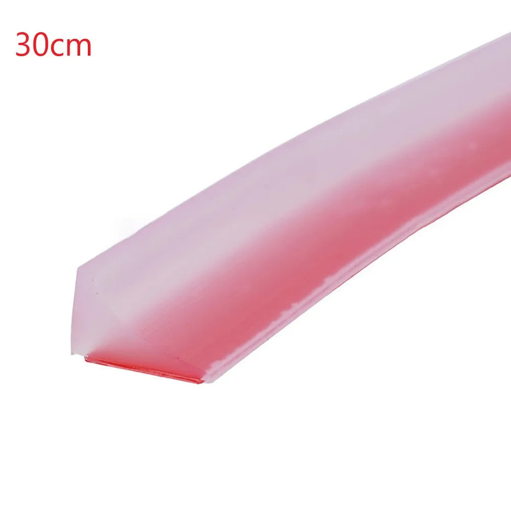 Bathroom Retention Water Barrier Strip Rubber Silicone Shower Barrier Water Stopper Kitchen Dry And Wet Separation Seal Strip