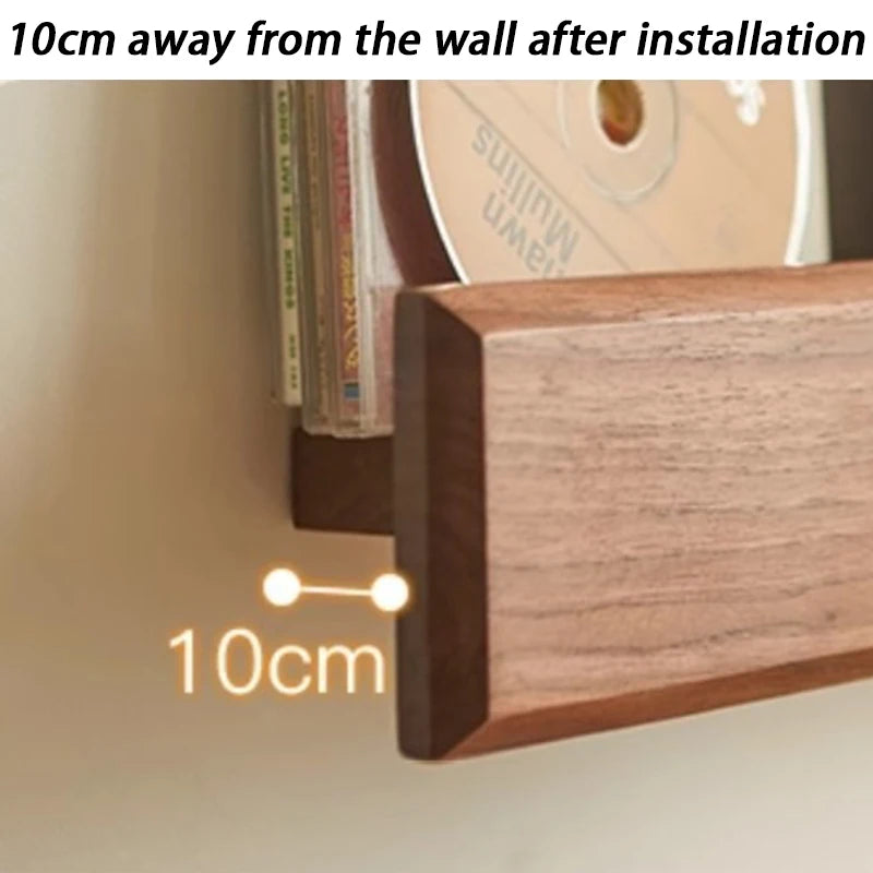 Living Room Wooden Wall Shelves Mount Storage Organization Magazines Wall Shelves Bedroom Walls Shelf Racks Home Decorations