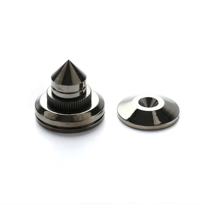 4 PCS 30*27mm speakers Stand Feet Foot Pad Pure copper silver loudspeaker box Spikes Cone Floor Foot Nail M28*26