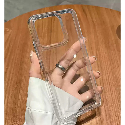 Luxury Hybrid Shockproof Case For Xiaomi Mi 15 14 14T 13 13T 12 12T Pro Lite Hard Acrylic Back Cover Clear Silicone Soft Shell