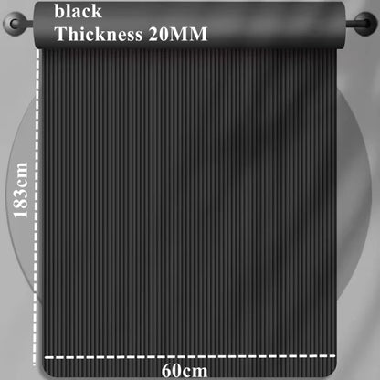 183x60cm Fitness 20mm Thick Workout Yoga Mat Indoor Pilates Noise Reduction Yoga Mat Moisture-proof Non-Slip Durable Exercise