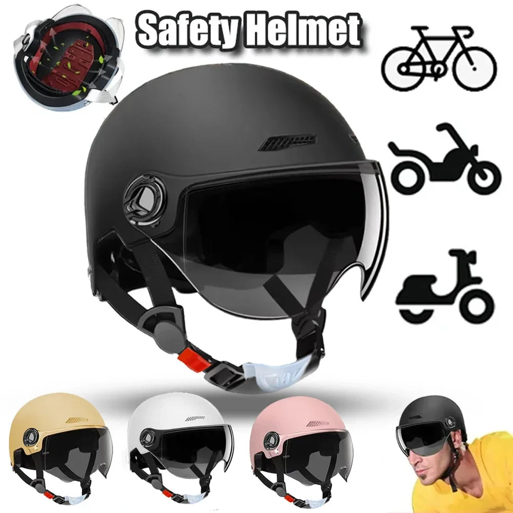 Bike Helmet High Strength Safety Protection Adjustable Comfortable Breathable For Cycling Motorcycle Riding