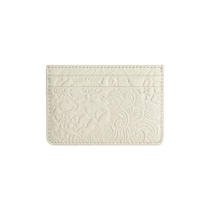 Ultra-Thin Genuine Leather Coin Purse Men's Wallet Simple Lion Embossed Design Women's Bus Card Holder Customizable Logo