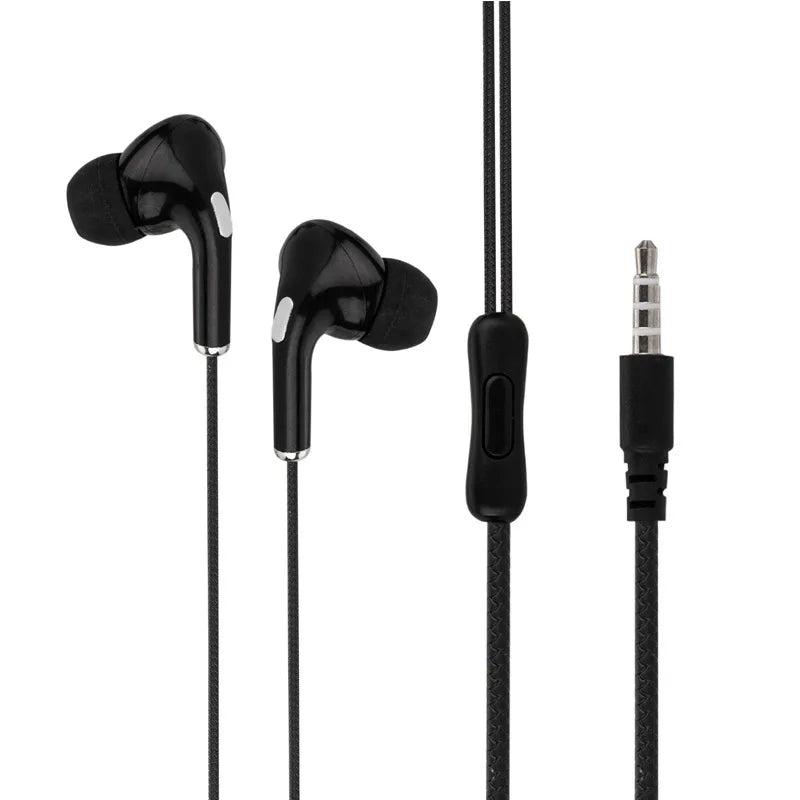3.5mm Wired Earphone In-Ear Noise Canceling Headphone Wire-Controlled Earphones With Wire Headset For iPhone 5 6 Android Earbuds