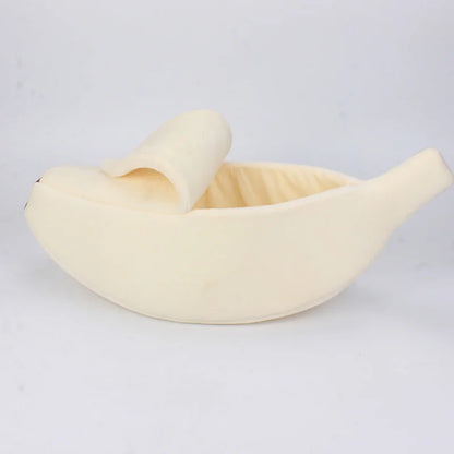 Banana Cat Bed House Funny Cute Cozy Cat Mat Beds Durable Warm Portable Pet Basket Kennel Dog Cushion Cat Supplies Multicolor